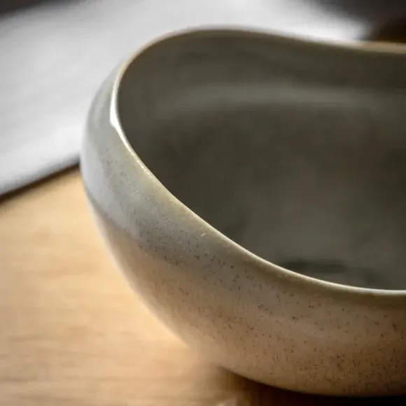 4-Pack Bowls Pebble Glaze - Grey, Ceramic