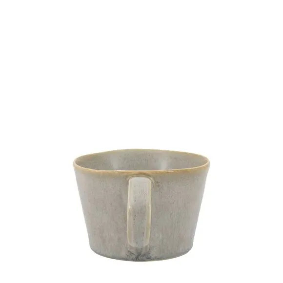 4-Pack Coffee Mugs with Pebble Glaze - Grey