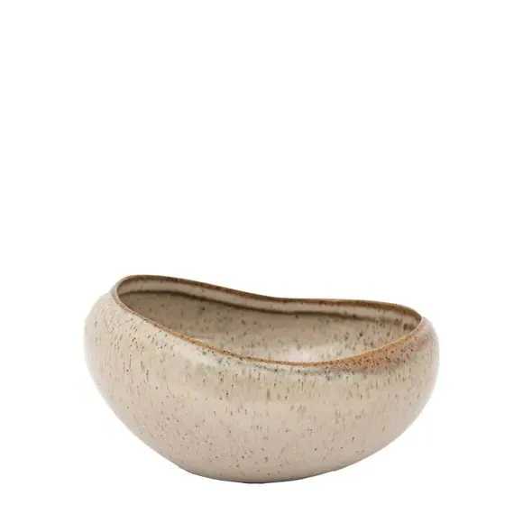 4-Pack Oatmeal Bowls Speckle Glaze - White, Ceramic