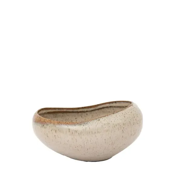 4-Pack Oatmeal Bowls Speckle Glaze - White, Ceramic