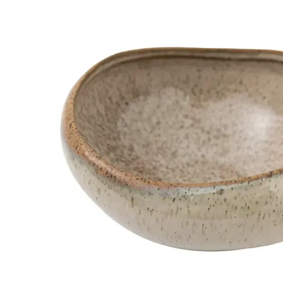 4-Pack Oatmeal Bowls Speckle Glaze - White, Ceramic