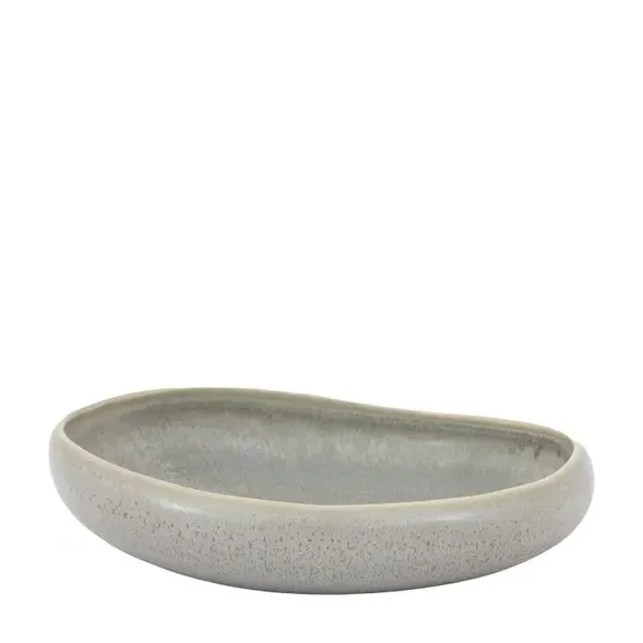 4-Pack Pasta Bowls - Grey, Ceramic