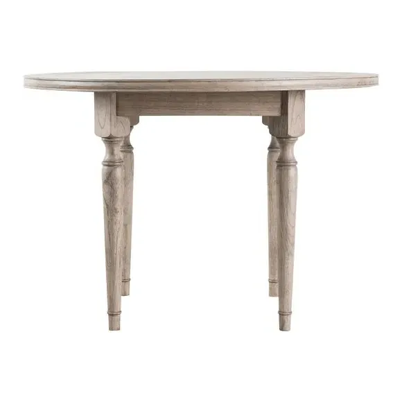 4-Seater Round Dining Table - Natural, Oak
