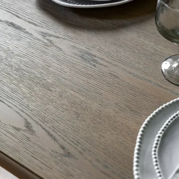 6-8 Seater Extendable Dining Table - Natural, Oak