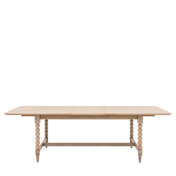 6-8 Seater Extendable Dining Table - Natural, Oak