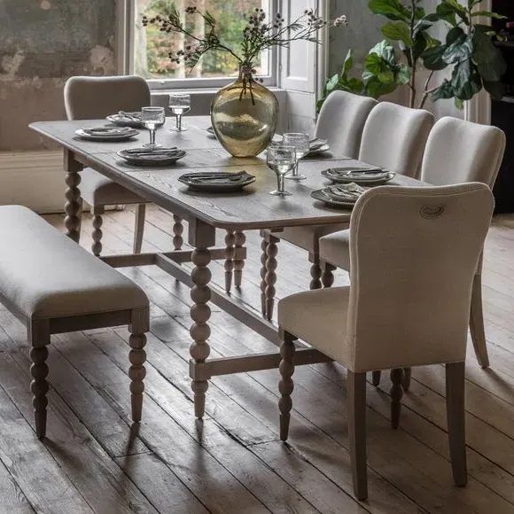 6-8 Seater Extendable Dining Table - Natural, Oak image