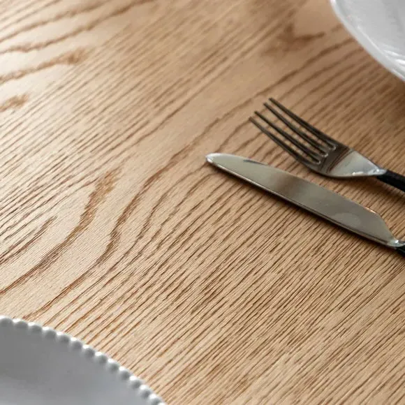 6-8 Seater Extendable Dining Table - Natural, Oak