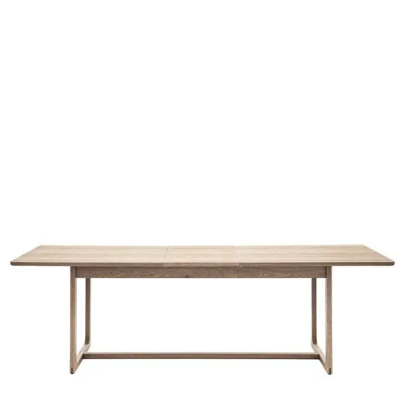 6-8 Seater Extendable Dining Table - Smoked, Oak