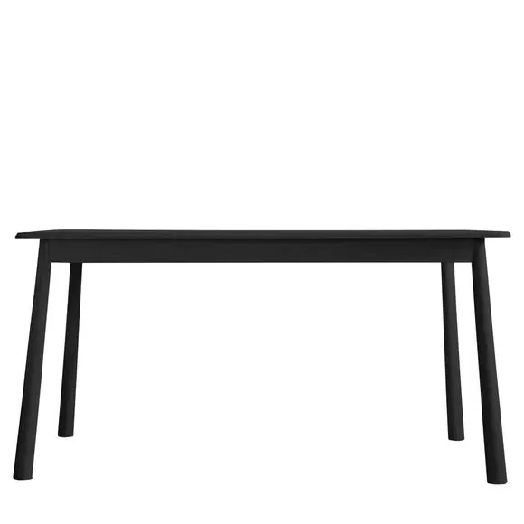 6-Seater Dining Table - Black, Oak image