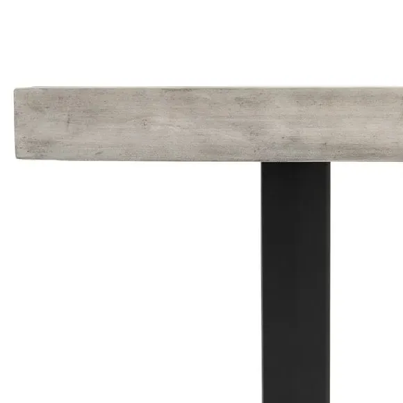6-Seater Outdoor Dining Table - Grey