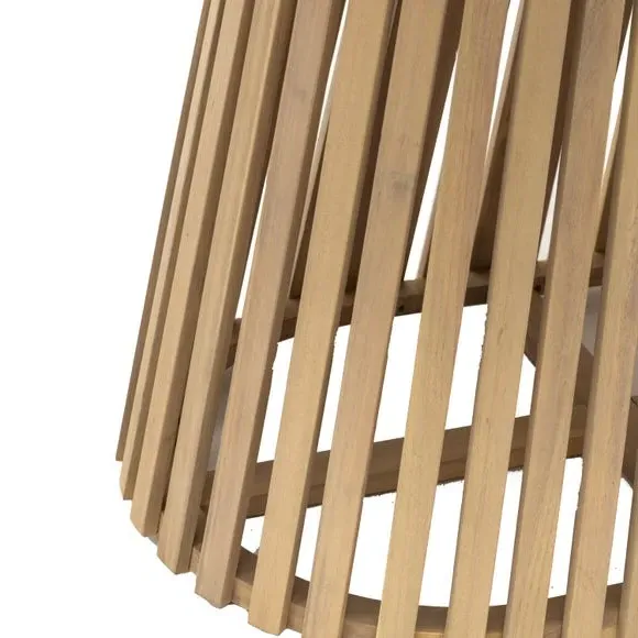 6-Seater Oval Dining Table - Natural, Wood