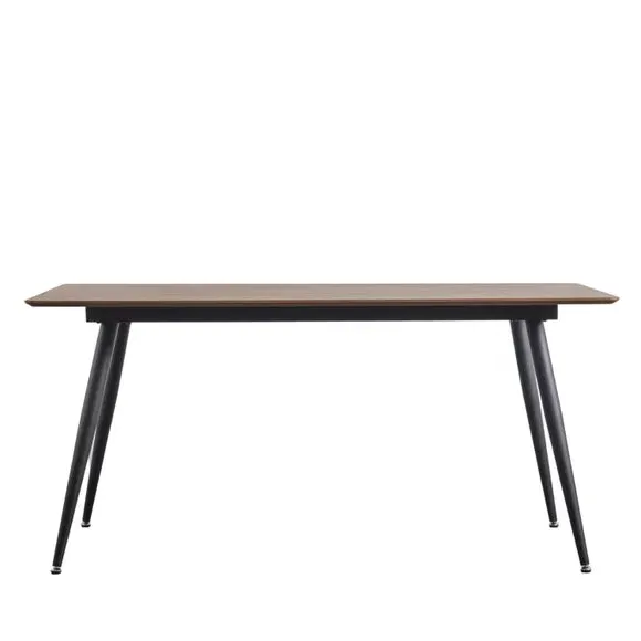 6-Seater Rectangular Dining Table - Brown, Walnut