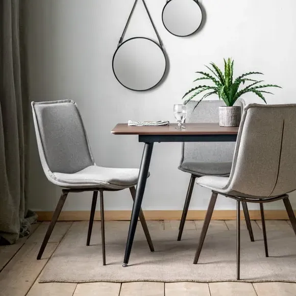 6-Seater Rectangular Dining Table - Brown, Walnut image