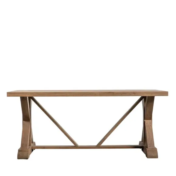 6-Seater Rectangular Dining Table - Mango Wood