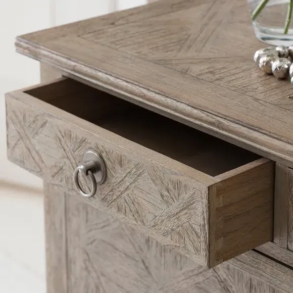 7-Drawer Chest with Brushed Finish - Natural, Ash