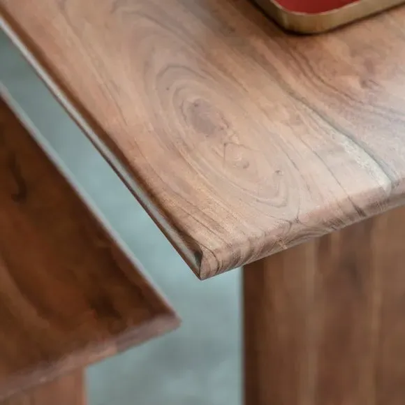 8-Seater Rectangular Dining Table - Light Wood