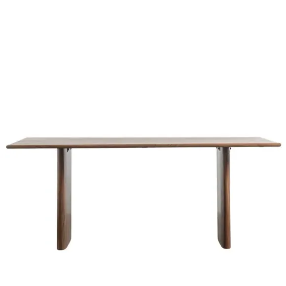 8-Seater Rectangular Dining Table - Light Wood