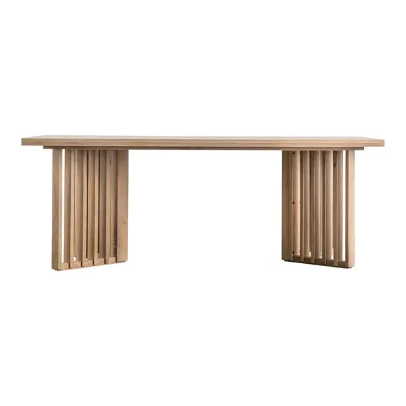 8-Seater Rectangular Dining Table - Natural, Oak