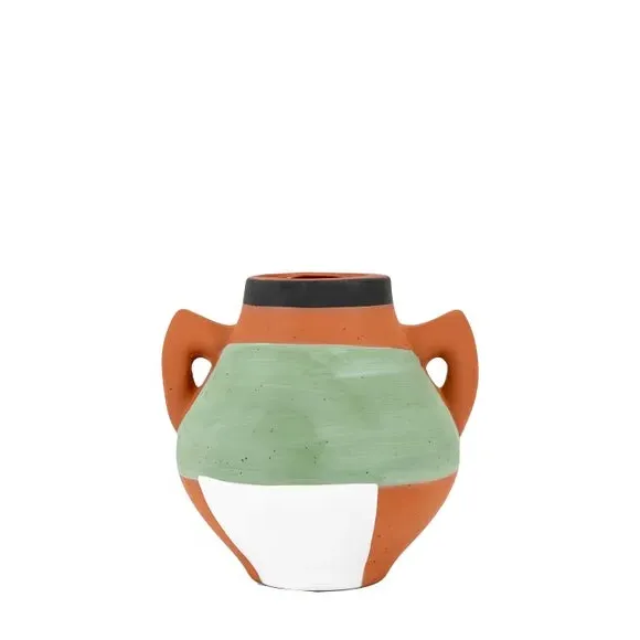 Abstract Vase - Terracotta, Ceramic