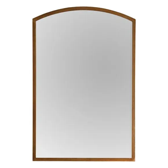 Arch Full Length Leaner Mirror - Gold, Metal image