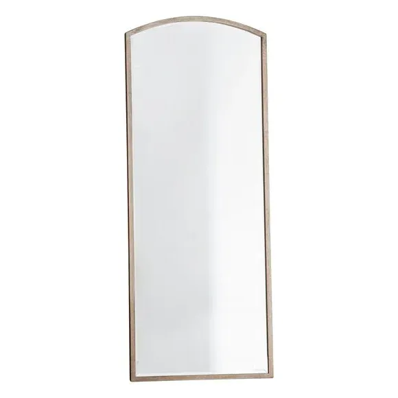Arch Full Length Leaner Mirror - Silver, Metal