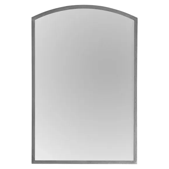 Arch Full Length Leaner Mirror - Silver, Metal