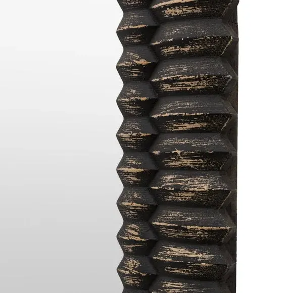 Arched Full Length Leaner Mirror - Black