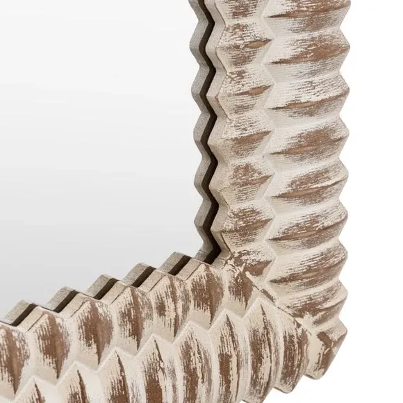 Arched Full Length Leaner Mirror - Cream