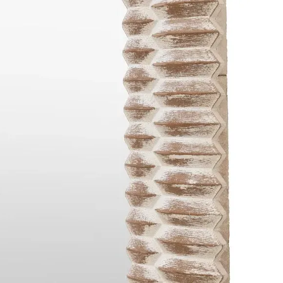 Arched Full Length Leaner Mirror - Cream