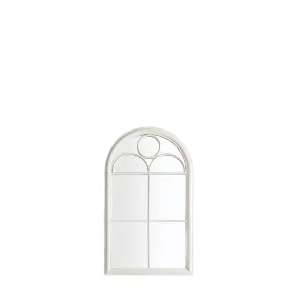 Arched Wall Mirror - White image
