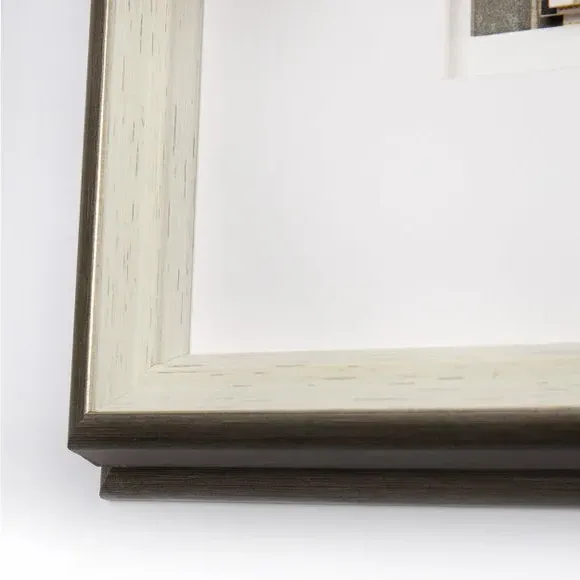 Classic Vinyl Framed Print - Grey