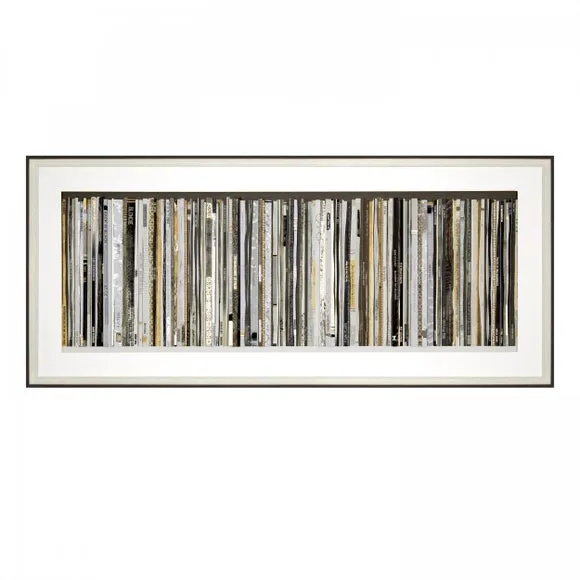 Classic Vinyl Framed Print - Grey