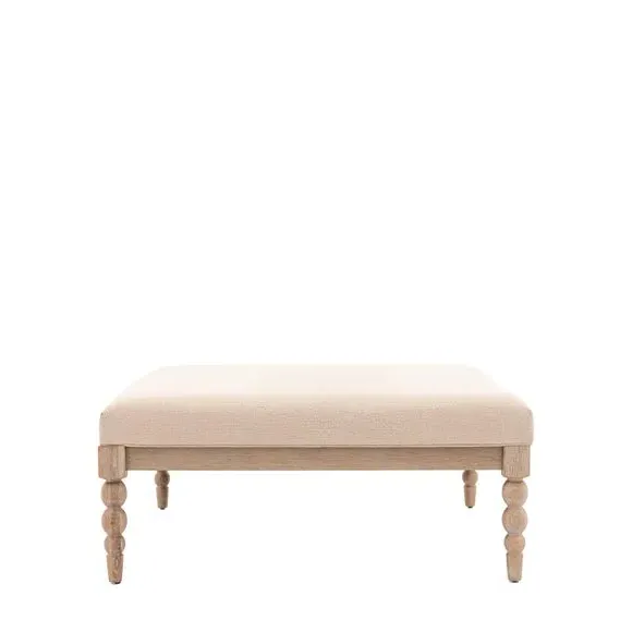 Coffee Table with Bobbin Legs - Natural, Oak