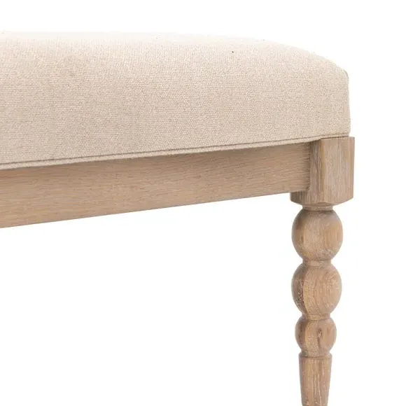 Coffee Table with Bobbin Legs - Natural, Oak