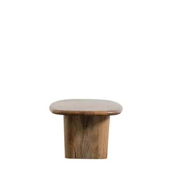 Coffee Table with Curved Frame - Natural, Mango Wood