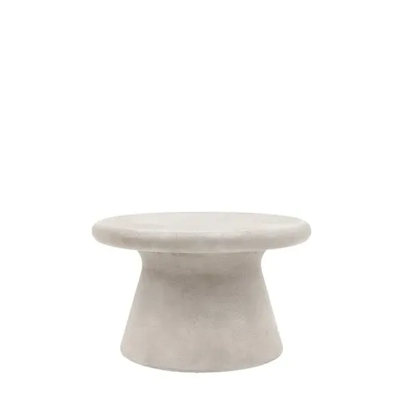 Coffee Table with Flowing Design - Grey, GRC