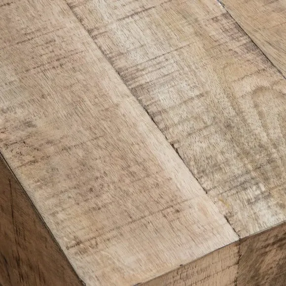 Coffee Table with Stepped Design - Natural, Mango