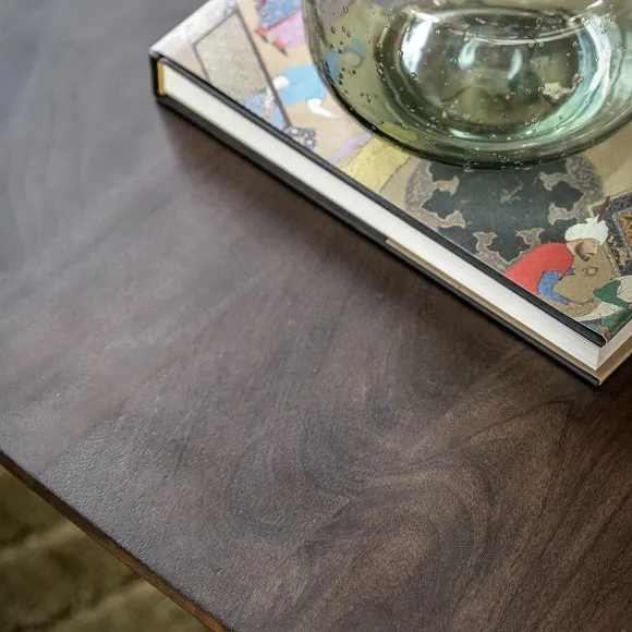 Coffee Table with U-Shaped Legs - Brown, Mango Wood
