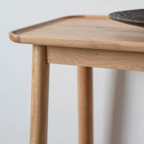 Console Table with Dovetail Joints - Oak