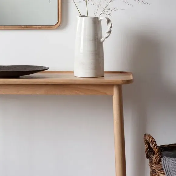 Console Table with Dovetail Joints - Oak