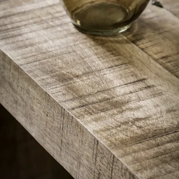 Console Table with Rustic Design - Natural, Mango