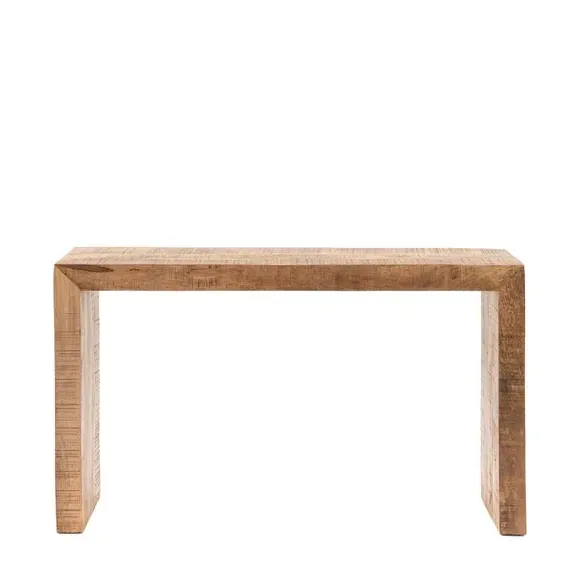 Console Table with Rustic Design - Natural, Mango