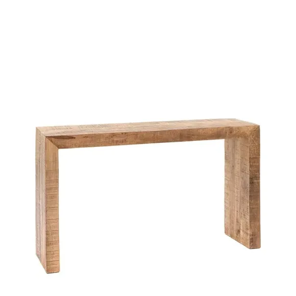 Console Table with Rustic Design - Natural, Mango