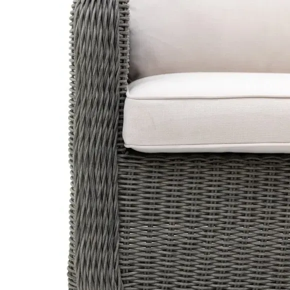 Corner Outdoor Lounge Set - Grey, Rattan
