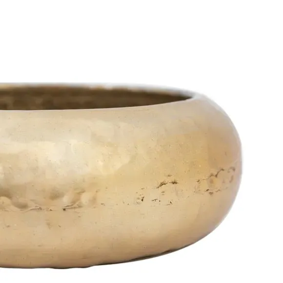 Decorative Bowl Hammered Texture - Bronze, Metal