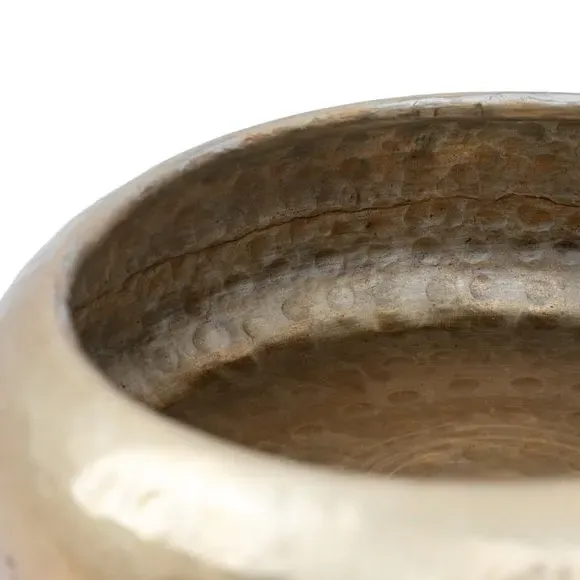 Decorative Bowl Hammered Texture - Bronze, Metal