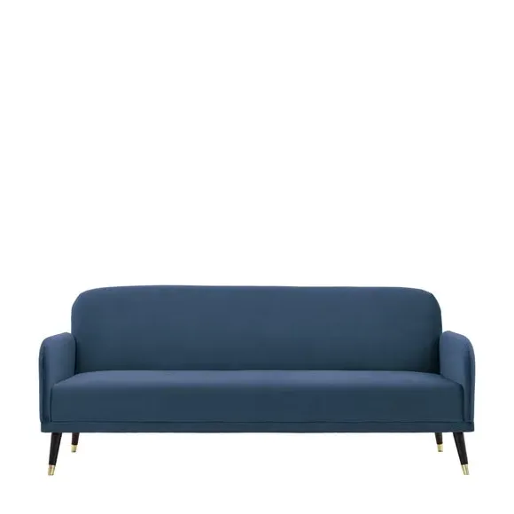 Double Sofa Bed with Storage - Cyan, Fabric image