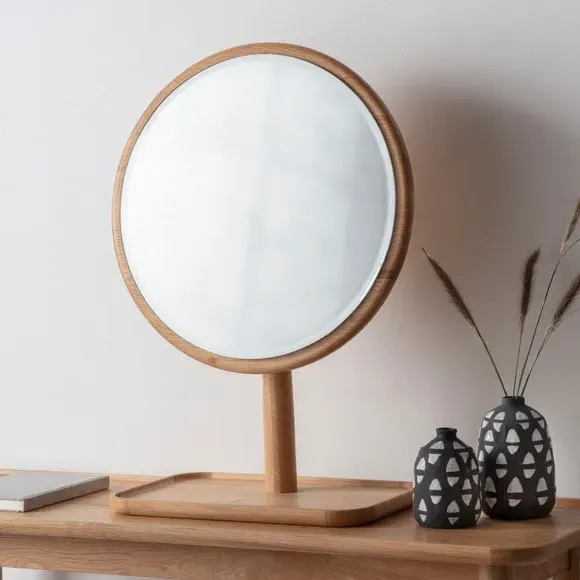 Dressing Table Mirror - Natural, Oak image