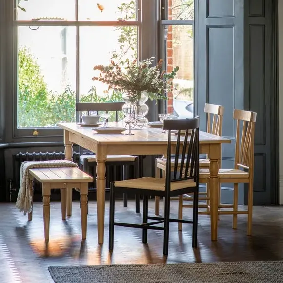 Extendable Dining Table 6-10 Seater - Natural, Oak