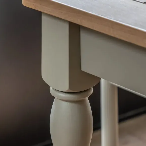Extendable Dining Table 6-10 Seater - Taupe, Oak